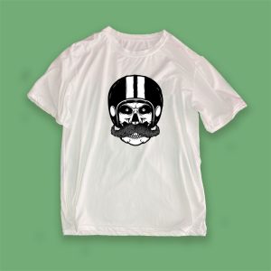 Camiseta Motocicleta Skullhead hombre