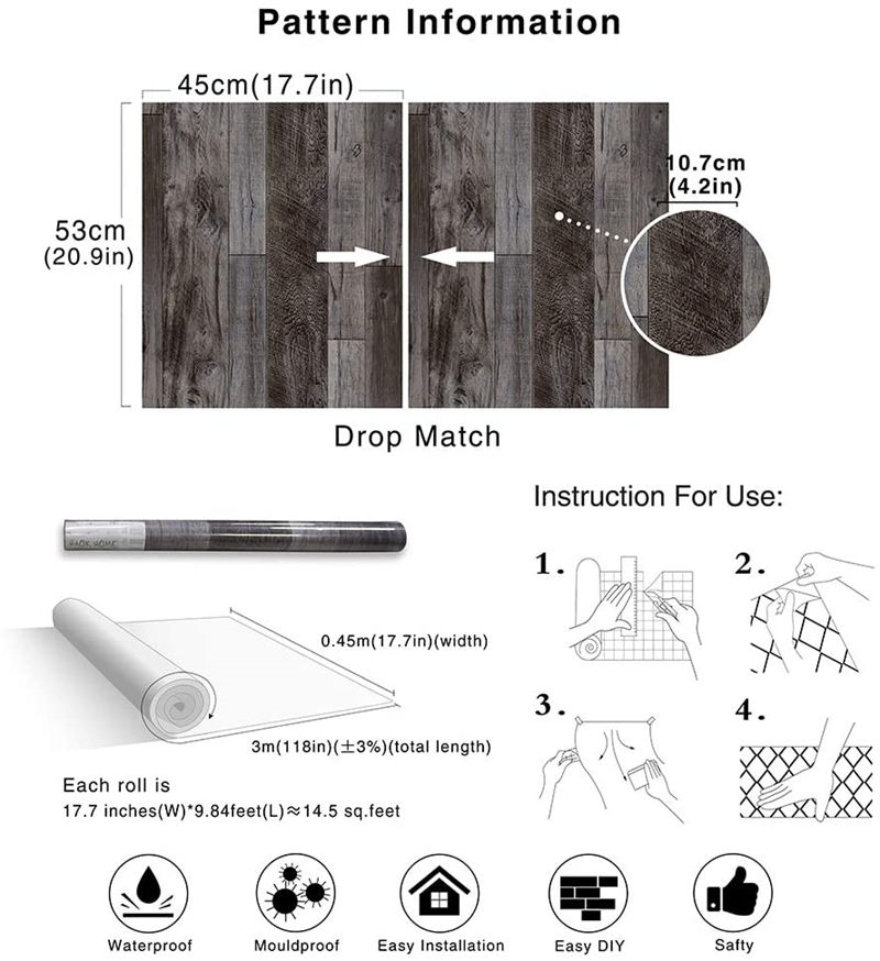 nudos de árbol madera oscuro - Imagen 2