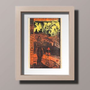 Grabado de Gauguin Tótem
