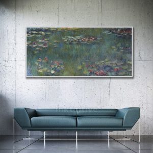 Estanque de nenúfares reflejos verdes Claude Monet