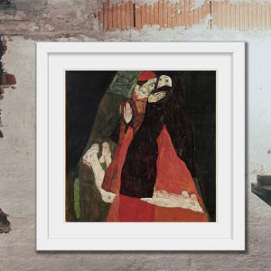 Cardenal y Monja (Caricia) Egon Schiele 1912