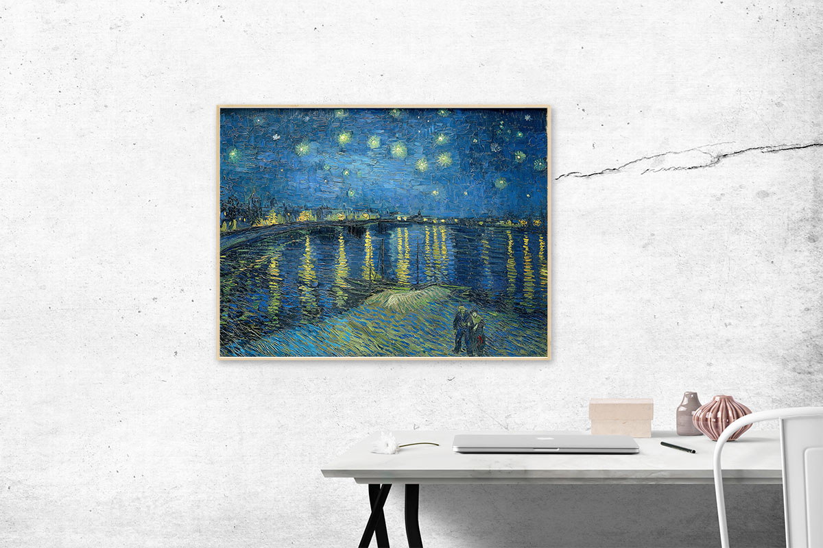 Noche estrellada sobre el Ródano - Imagen 4