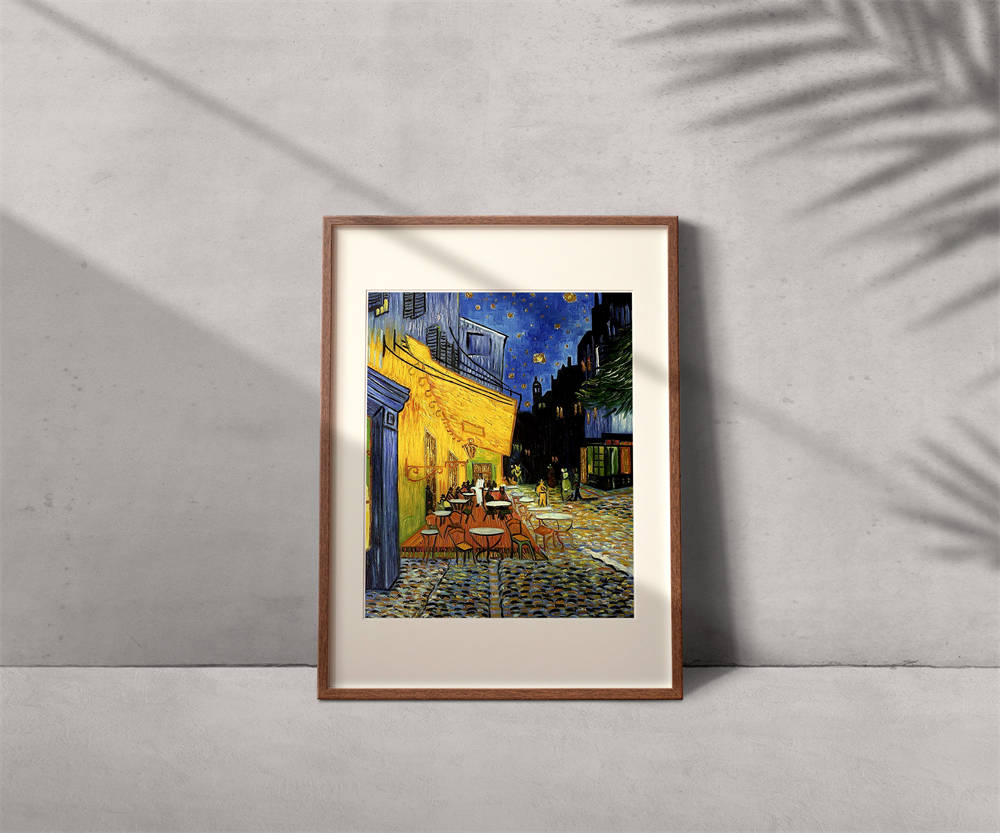 La terraza del café de noche Van Gogh - Imagen 2