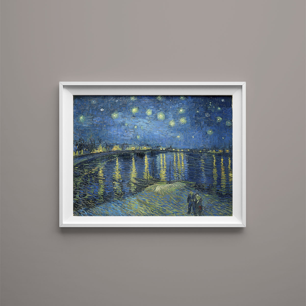 Noche estrellada sobre el Ródano