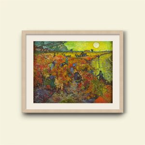 Red Vineyards at Arles 1888  Van Gogh