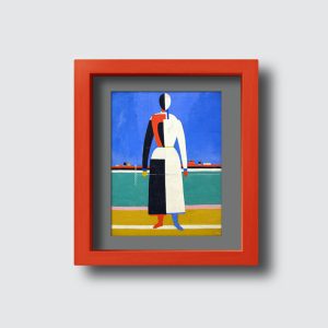 mujer con rabia Kazimir Malevich