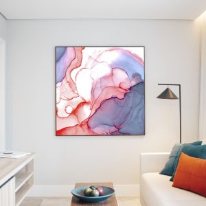 Pintura de Tinta de Alcohol Diseño en óleo acrílico