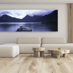 Fotografía – vista del lago dove y la montaña cradle en tasmania