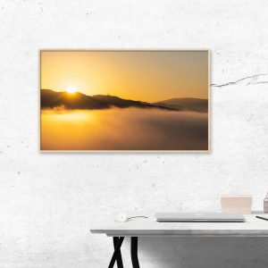 Fotografía – cima de la nube del amanecer hacia Oat Mountain