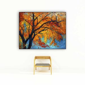 Bosque en otoño Óleo sobre lienzo