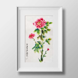 Chinese painting flowers Peony