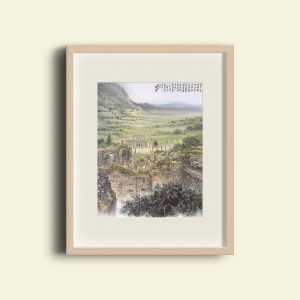 paisaje del castillo español