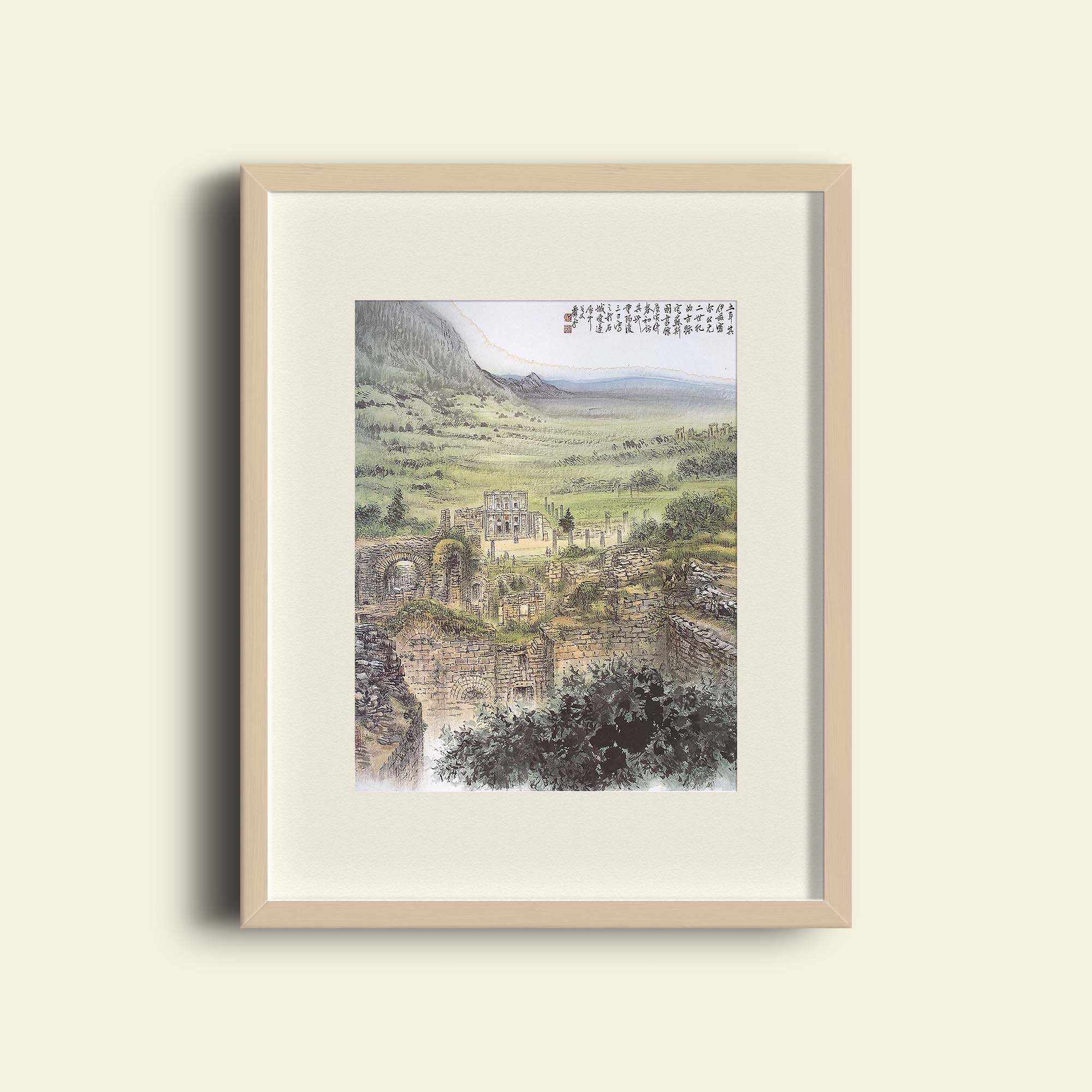 paisaje del castillo español