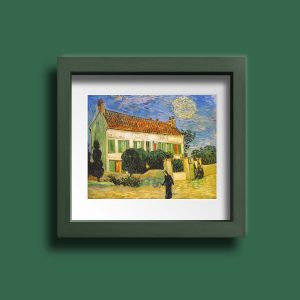 casa blanca de noche de van gogh