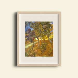 Camino de álamos en el jardín del Hospital de San Pablo 1889 Vincent van Gogh