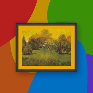 El parque con sauces llorones es el jardín del poeta 1888 Vincent van Gogh