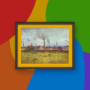 La fábrica Asnier vista desde Clichy Quay 1888 Vincent van Gogh