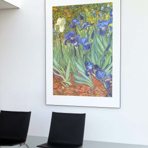 Iris parcial 1889 Vincent van Gogh