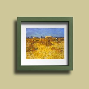 Cosecha de maíz en Provenza 1888 Vincent van Gogh