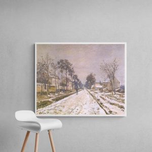 Camino Louveciennes en la nieve