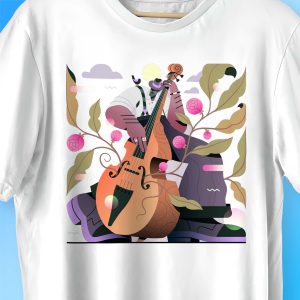 Camiseta Manga corta – Jardín de tonos