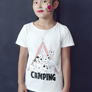 Camiseta infantil – Pequeños Encantos – Camping