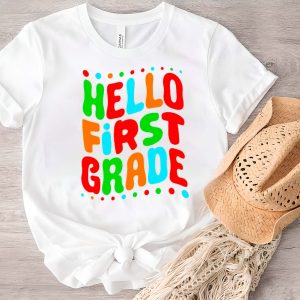 Camiseta Manga corta – Hello first grade