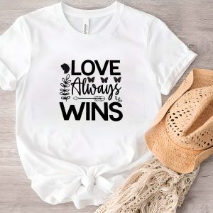 Camiseta Manga corta – Love Always Wins