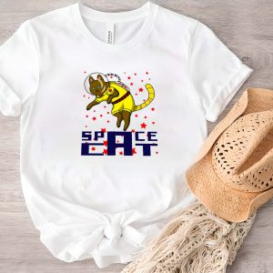 Camiseta Manga corta – Space Cat