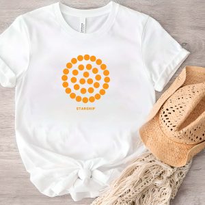 Camiseta Manga corta – conmemoración del lanzamiento de la nave espacial spacex