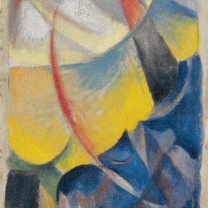 Landschaft mit Regenbogen (Fabeltier) 1913 Franz Marc