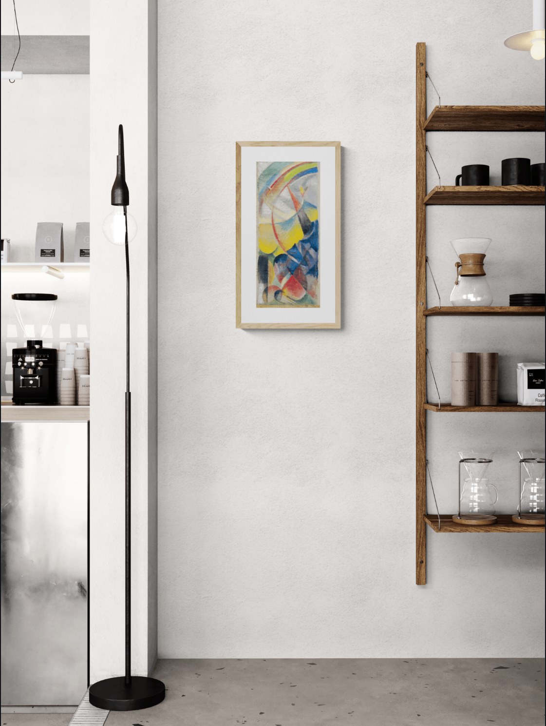 Landschaft mit Regenbogen (Fabeltier) 1913 room mockup 1