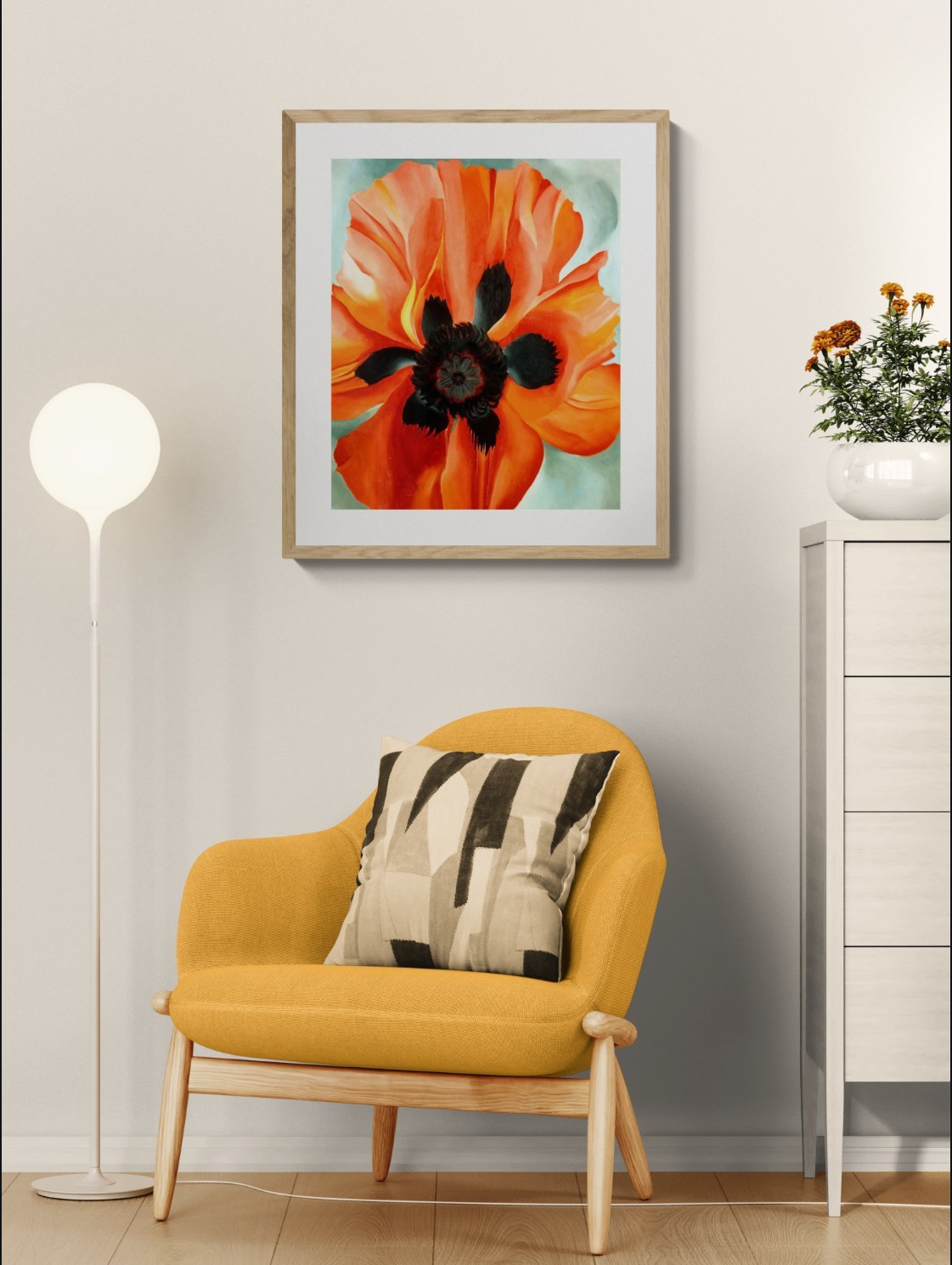 Red Poppy room mockup 3